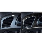 Auto Carbon Fiber Dashboard Frame Dekorativer Aufkleber für Audi A5, Linkslenker – Bild 7