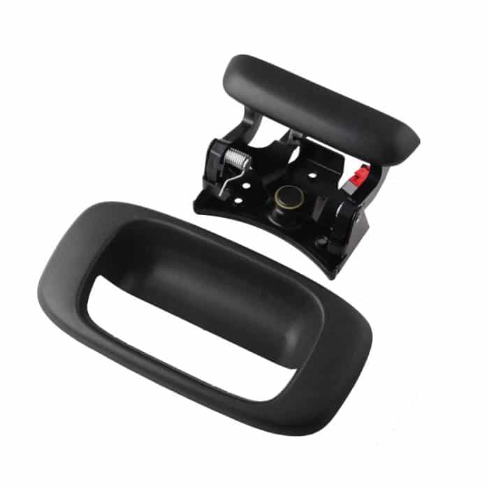 CRP9481.jpg Auto Heckklappengriff Kofferraumschloss Druckknopf und Lünette Verkleidung Ersatz 15997911 für Chevrolet GMC – Bild 1