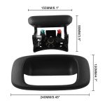 Auto Heckklappengriff Kofferraumschloss Druckknopf und Lünette Verkleidung Ersatz 15997911 für Chevrolet GMC – Bild 5