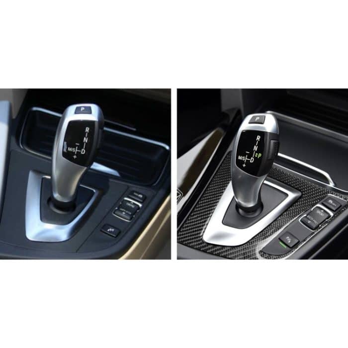 Auto Carbon Fiber Gear Position Panel Dekorativer Aufkleber für BMW 2013-2017 3er F30 / 3GTSeries F34, Rechtslenker – Bild 6