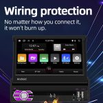 HD 7 Zoll Single Din Auto Android Player GPS-Navigation Bluetooth Touch Stereo-Radio, Support Mirror Link & FM & WIFI – Bild 12