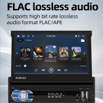 HD 7 Zoll Single Din Auto Android Player GPS-Navigation Bluetooth Touch Stereo-Radio, Support Mirror Link & FM & WIFI – Bild 16