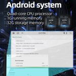 HD 7 Zoll Single Din Auto Android Player GPS-Navigation Bluetooth Touch Stereo-Radio, Support Mirror Link & FM & WIFI – Bild 5