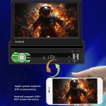 HD 7 Zoll Single Din Auto Android Player GPS-Navigation Bluetooth Touch Stereo-Radio, Support Mirror Link & FM & WIFI – Bild 9