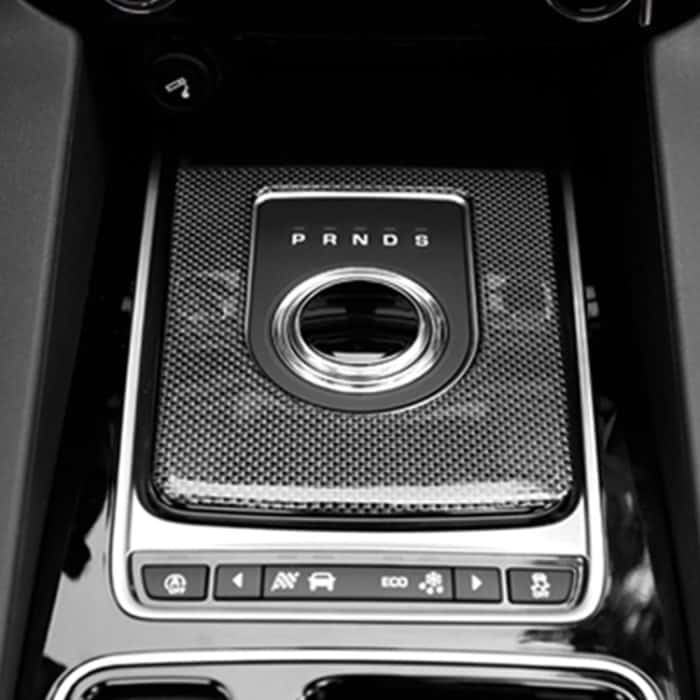 Carbon Fiber Car Gear Frame Dekorativer Aufkleber für Jaguar F-PACE – Bild 6