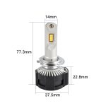 2 PCS P18 H7 DC11-30V 52W 6500K 6500LM Auto-LED-Scheinwerferleuchten – Bild 3