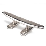 Marine Edelstahl Flat Top 4 Zoll Base Boat Cleats Dock mit Schrauben – Bild 2