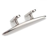 Marine Edelstahl Flat Top 4 Zoll Base Boat Cleats Dock mit Schrauben – Bild 3