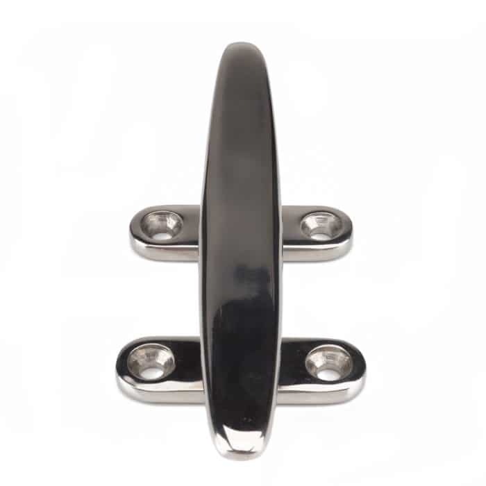 Marine Edelstahl Flat Top 4 Zoll Base Boat Cleats Dock mit Schrauben – Bild 4