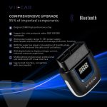 Viecar VP003 Auto Mini OBD + USB / Typ-C-Schnittstellenfehlerdetektor V2.2 Bluetooth-Diagnosetool – Bild 5
