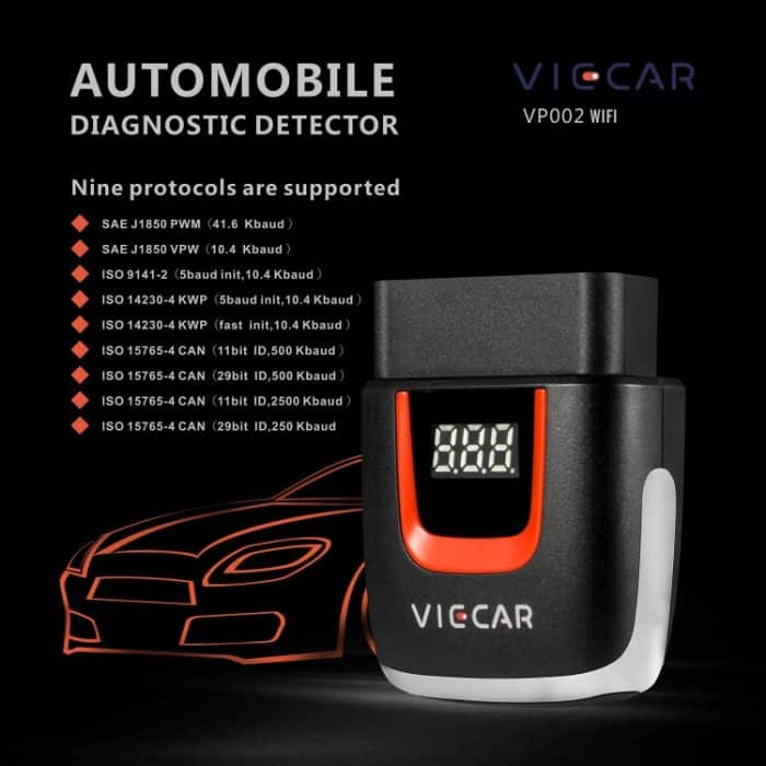 Viecar VP002 Auto Mini OBD-Fehlerdetektor V1.5 WiFi-Diagnosetool – Bild 3