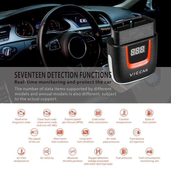 Viecar VP002 Auto Mini OBD-Fehlerdetektor V1.5 WiFi-Diagnosetool – Bild 4