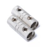 2 PCS-Kabelkupplungs-Anschlussstecker 4GA AWG Gauge Joiner Barrel Set Screw