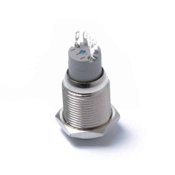 Momentan-Reset-Schalter Druckknopf 16 mm 12 V für Auto-Motorrad-Hupenlautsprecher – Bild 3