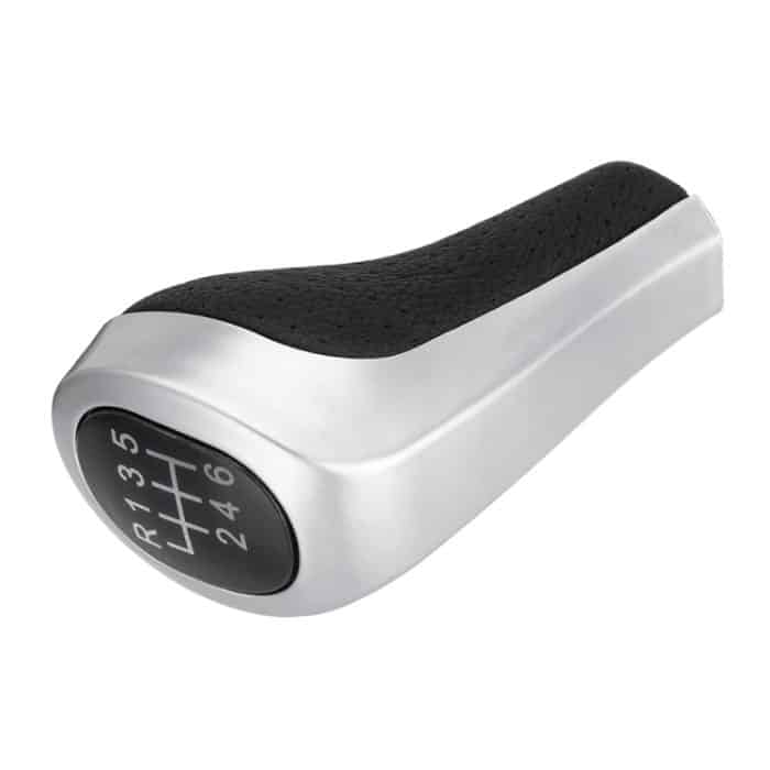 Auto 6-Gang-Matt-Silber-Schalthebelknopf für BMW – Bild 2