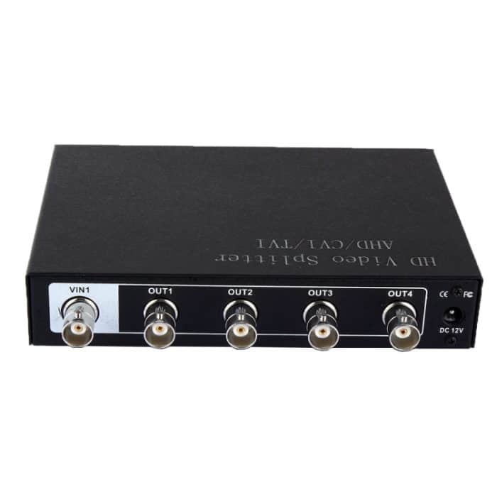 Koaxialer AHD / CVI / TVI 1 in 4 Videosignal-Splitter – Bild 3