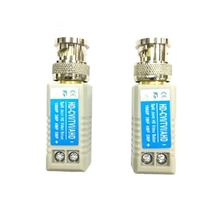 2 PCS Anpwoo 100B Upgrade-Version Koaxialer HD-CVI / AHD / CVI 1CH Passiver Transceiver Video Balun mit Schraubtyp – Bild 2