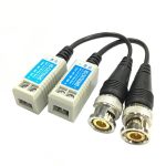2 PCS Anpwoo 100C Upgrade-Version Schraubentyp Koaxial HD-CVI / AHD / CVI 1CH Passiver Transceiver Video Balun