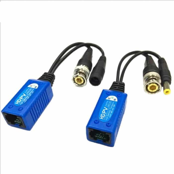 CVB0021.jpg 2 Stück Anpwoo 500pv Tankables 2 in 1 Power + Video Balun HD-CVI / AHD / TVI Passive Twisted Transceiver – Bild 1