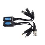 2 PCS Anpwoo 500PVA Spleißbar 3 in 1 Power + Video + Audio Balun HD-CVI / AHD / TVI Passiver Twisted Transceiver – Bild 3