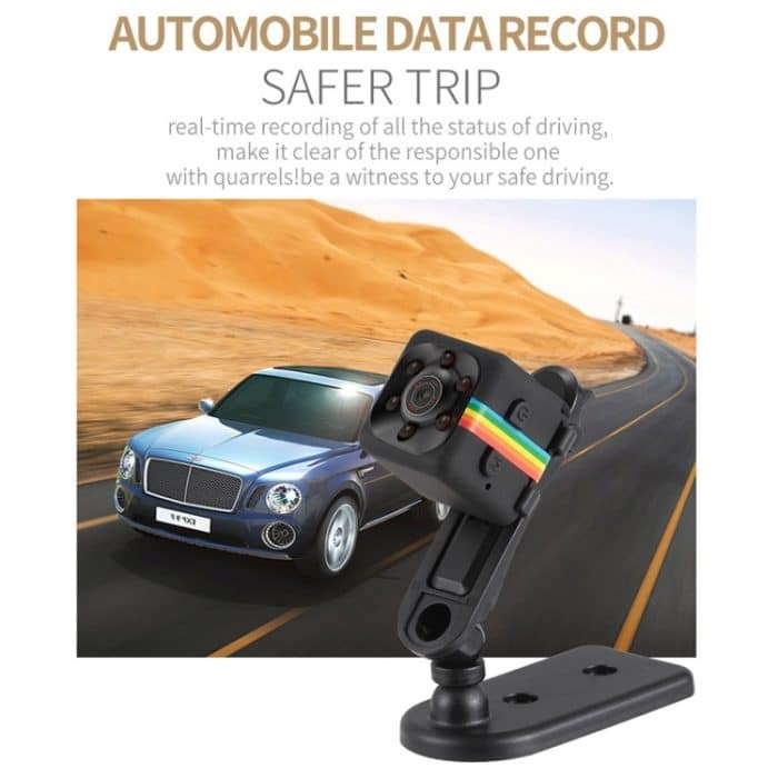 SQ11 Mini DV HD 1080P 2MP Sport-Recorder-Kamera mit Halterung, unterstützt Monitorerkennung, IR-Nachtsicht und TF-Karte, SQ11 6 LEDs Black, SQ11 6 LEDs Blue, SQ11 6 LEDs Red – Bild 6