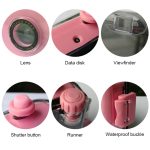 SUC4 Blumenmuster Retro Filmkamera Mini Point-and-Shoot-Kamera für Kinder 5m wasserdicht – Bild 5