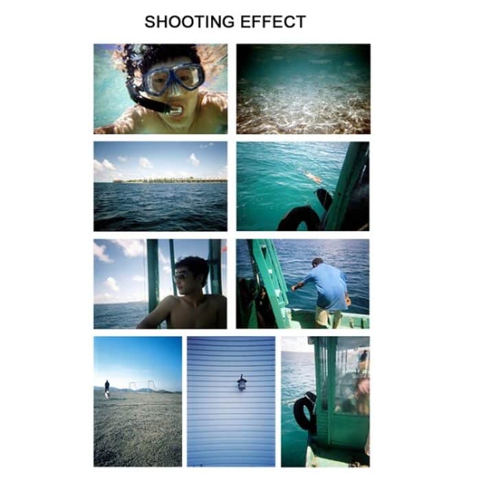 SUC4 Blumenmuster Retro Filmkamera Mini Point-and-Shoot-Kamera für Kinder 5m wasserdicht – Bild 7