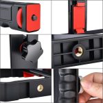 YELANGU YLG0901B Vlogging Live-Übertragung Smartphone Kunststoffkäfig Video-Rig Filmemachen Aufnahmegriff Stabilisatorhalterung für iPhone, Galaxy, Huawei, Xiaomi, HTC, LG, Google und andere Smartphones, YLG0901B – Bild 6