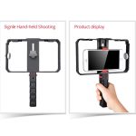 YELANGU YLG0901B Vlogging Live-Übertragung Smartphone Kunststoffkäfig Video-Rig Filmemachen Aufnahmegriff Stabilisatorhalterung für iPhone, Galaxy, Huawei, Xiaomi, HTC, LG, Google und andere Smartphones, YLG0901B – Bild 10