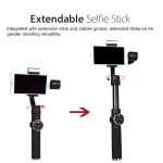 AFI V5 Smooth 3-Achsen-Handheld-Aluminium-Brushless-Gimbal-Stabilisator mit Stativhalterung und Fülllicht für Smartphones innerhalb von 6 Zoll, unterstützt Gesichtsverfolgung – Bild 12