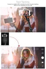 AFI V5 Smooth 3-Achsen-Handheld-Aluminium-Brushless-Gimbal-Stabilisator mit Stativhalterung und Fülllicht für Smartphones innerhalb von 6 Zoll, unterstützt Gesichtsverfolgung – Bild 13