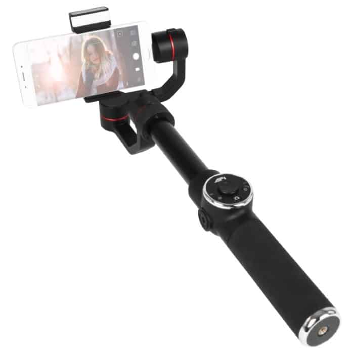 AFI V5 Smooth 3-Achsen-Handheld-Aluminium-Brushless-Gimbal-Stabilisator mit Stativhalterung und Fülllicht für Smartphones innerhalb von 6 Zoll, unterstützt Gesichtsverfolgung – Bild 5