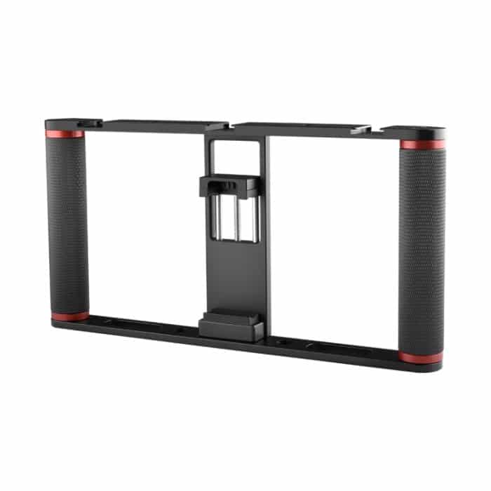 YELANGU PC05 YLG0909B Vlogging Live-Übertragung Smartphone Metallkäfig Video-Rig Filmemachen Aufnahmegriff Stabilisatorhalterung für iPhone, Galaxy, Huawei, Xiaomi, HTC, LG, Google und andere Smartphones, YLG0909B – Bild 2