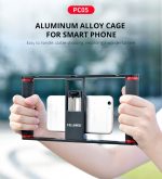 YELANGU PC05 YLG0909B Vlogging Live-Übertragung Smartphone Metallkäfig Video-Rig Filmemachen Aufnahmegriff Stabilisatorhalterung für iPhone, Galaxy, Huawei, Xiaomi, HTC, LG, Google und andere Smartphones, YLG0909B – Bild 4
