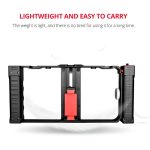 YELANGU PC02A Vlogging Live Broadcast Kunststoffkäfig Video Rig Filmmaking Stabilisator Halterung für iPhone, Galaxy, Huawei, Xiaomi, HTC, LG, Google und andere Smartphones, PC02A – Bild 13