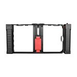 YELANGU PC02A Vlogging Live Broadcast Kunststoffkäfig Video Rig Filmmaking Stabilisator Halterung für iPhone, Galaxy, Huawei, Xiaomi, HTC, LG, Google und andere Smartphones, PC02A – Bild 4