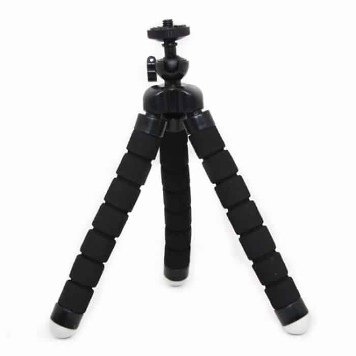 Flexibler Mini-Oktopus-Stativhalter aus Schaumstoff mit Telefonklemme und Fernbedienung – Bild 6