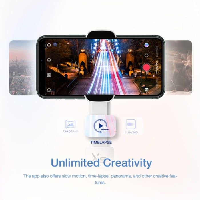 ZHIYUN YSZY018 Smooth-XS Handheld-Gimbal-Stabilisator Selfie-Stick für Smartphones, Belastung: 200 g, Smooth-XS(Pink), Smooth-XS(White) – Bild 11