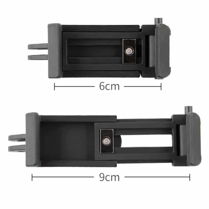 Selfie-Sticks, Einbeinstative, Telefonklemme für iPhone, Samsung, HTC, Sony, LG und andere Smartphones, Clipbereich: 6–9 cm, Phone Clamp – Bild 3