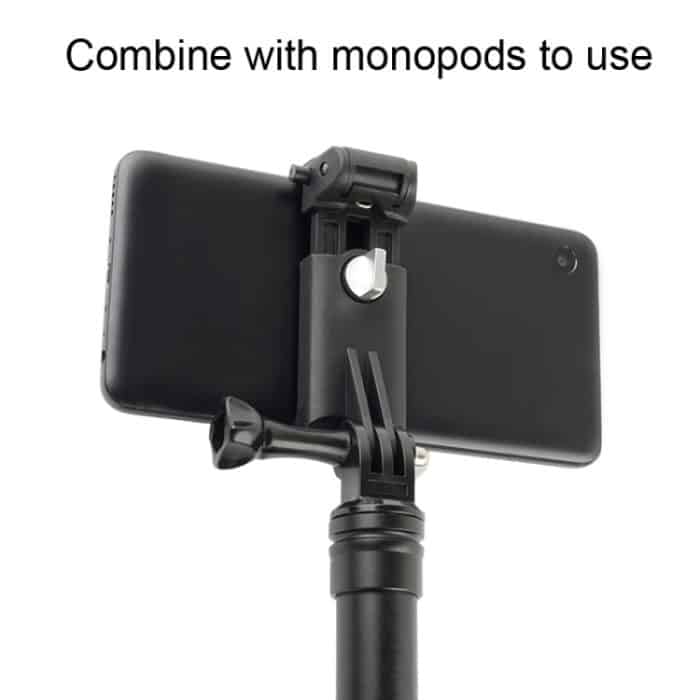 Selfie-Sticks, Einbeinstative, Telefonklemme für iPhone, Samsung, HTC, Sony, LG und andere Smartphones, Clipbereich: 6–9 cm, Phone Clamp – Bild 6