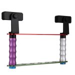 Smartphone-Live-Broadcast-Halterung Duale Selfie-Mount-Kits mit 2 Telefonklammern, Für iPhone, Galaxy, Huawei, Xiaomi, HTC, Sony, Google und andere Smartphones – Bild 2