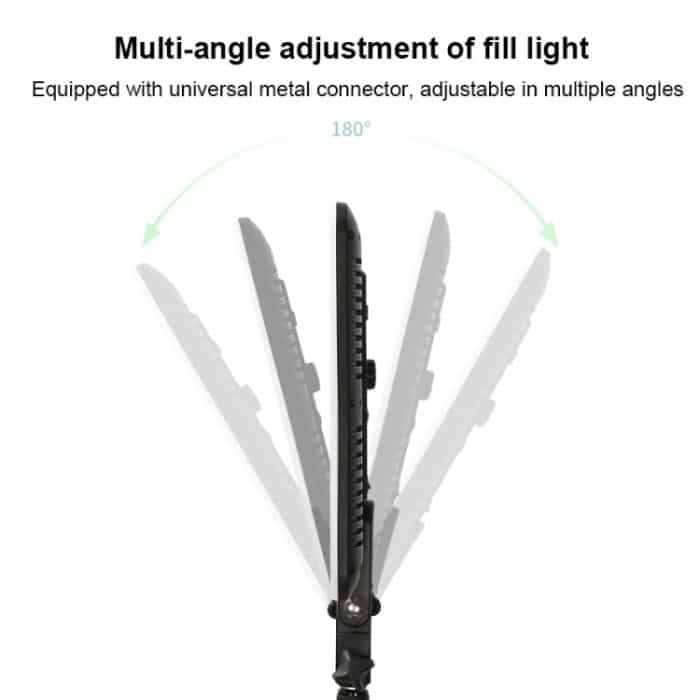 TRIOPO TTV-600 36 + 36W 5500-3200K 600 LEDs Flache Füllleuchte mit Fernbedienung und Display – Bild 4