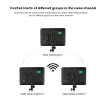 TRIOPO TTV-600 36 + 36W 5500-3200K 600 LEDs Flache Füllleuchte mit Fernbedienung und Display – Bild 7