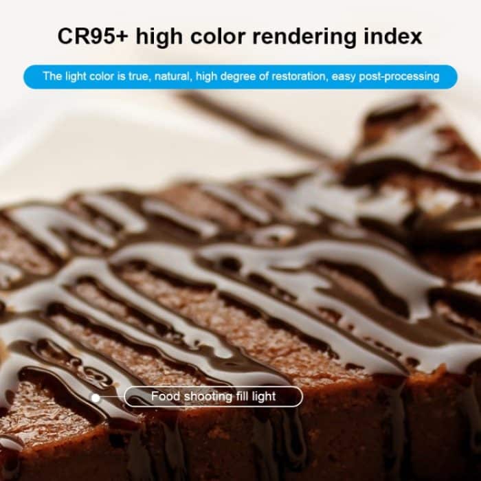 TRIOPO TTV-600 36 + 36W 5500-3200K 600 LEDs Flache Füllleuchte mit Fernbedienung und Display – Bild 10