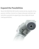 MOZA Mini MX 3-Achsen-faltbarer tragbarer Gimbal-Stabilisator für Action-Kamera und Smartphone, Mini MX – Bild 18