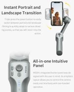 MOZA Mini MX 3-Achsen-faltbarer tragbarer Gimbal-Stabilisator für Action-Kamera und Smartphone, Mini MX – Bild 9