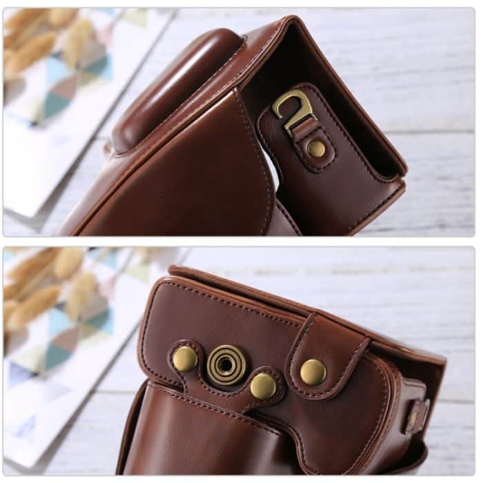 Ganzkörper-Kameratasche aus PU-Leder für Nikon D5300 / D5200 / D5100 (18–55 mm/18–105 mm/18–140 mm Objektiv), For D5300 – Bild 7