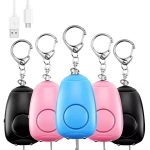 BJY-08 130 dB Dual Bright LEDs Persönlicher Alarm Frauen Selbstverteidigungsalarm – Bild 2