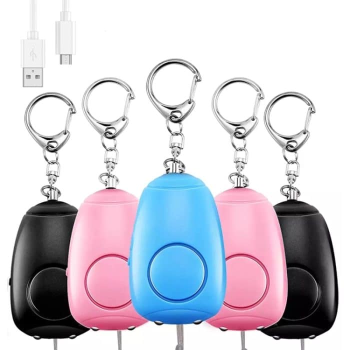 BJY-08 130 dB Dual Bright LEDs Persönlicher Alarm Frauen Selbstverteidigungsalarm – Bild 2