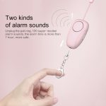 2 PCS 8610 120dB Double Alarm Sound Personal Alarm Frauen Selbstverteidigungssirene – Bild 3
